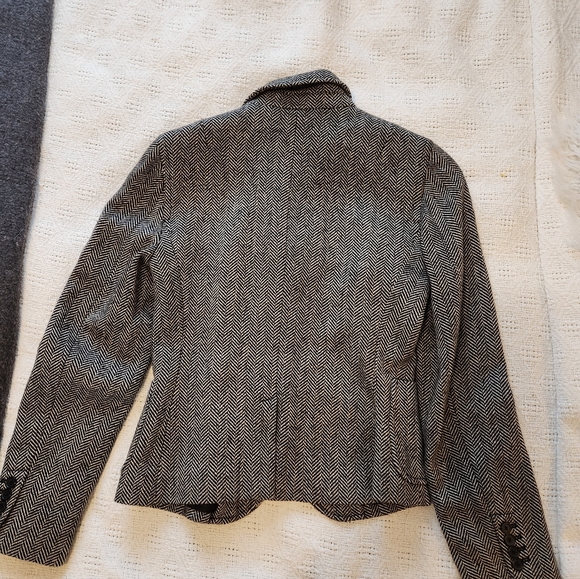 J.Crew Herringbone Pattern Women's Blazer - Picture 3 of 5